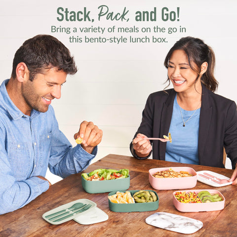 Bentgo Classic nesting design supports compact storage.