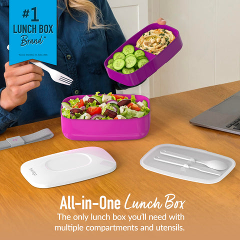 Bentgo Classic open layout reveals three compartments for portion control