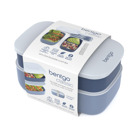 Bentgo Classic Slate removable tray divider for portion control.