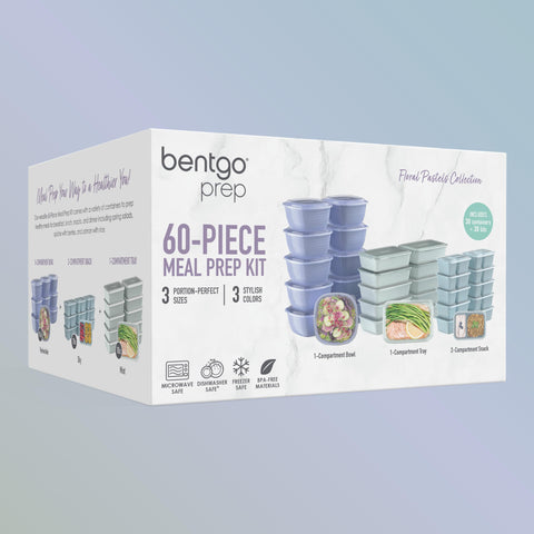 Bentgo containers stack neatly to save pantry space