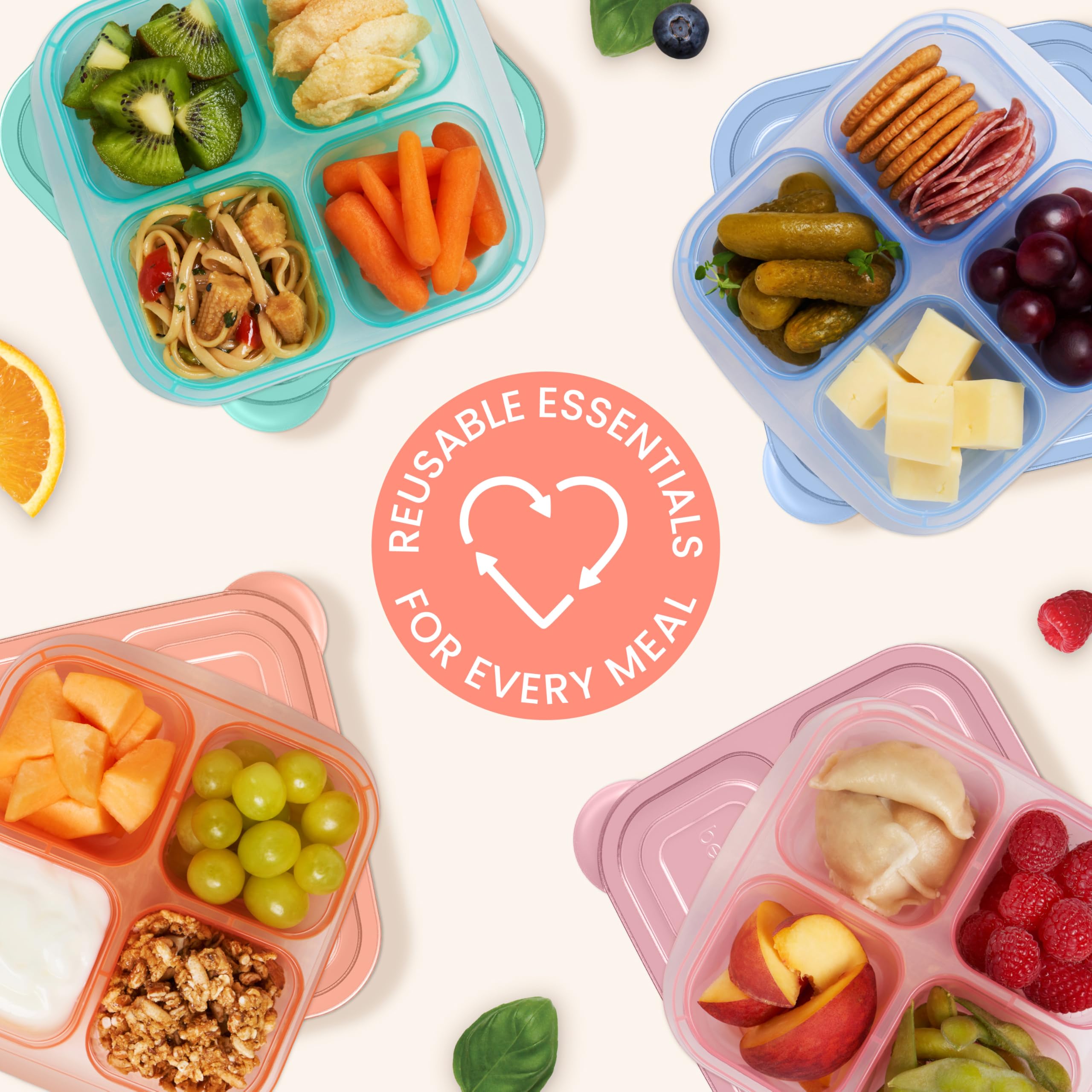 Bentgo Easyboxes BPA-free materials support reusable family storage