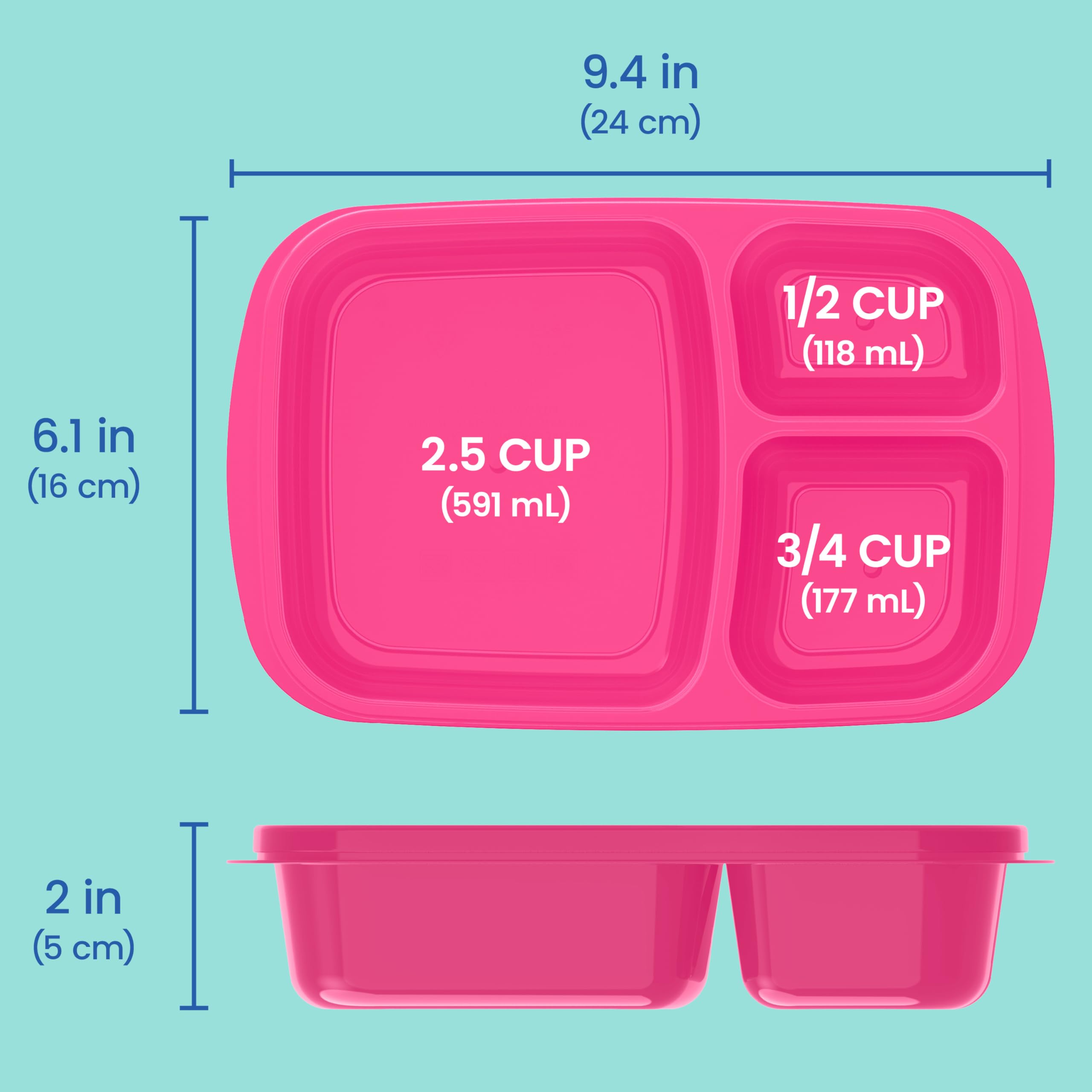 Bentgo Easyboxes BPA-free material supports reusable meal planning