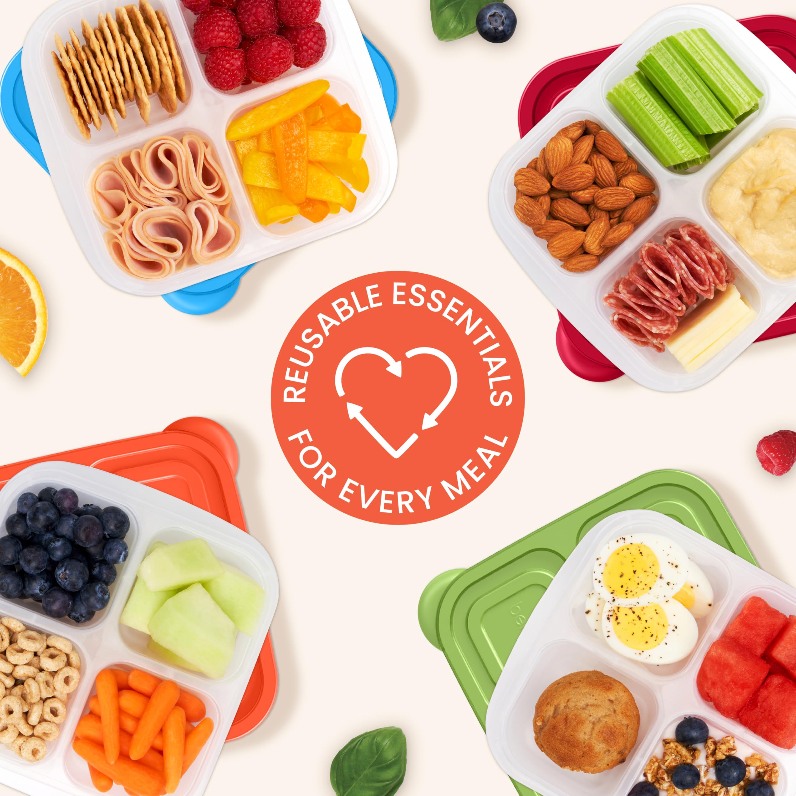 Bentgo Easyboxes BPA-free materials ensure safe, reusable meal containers