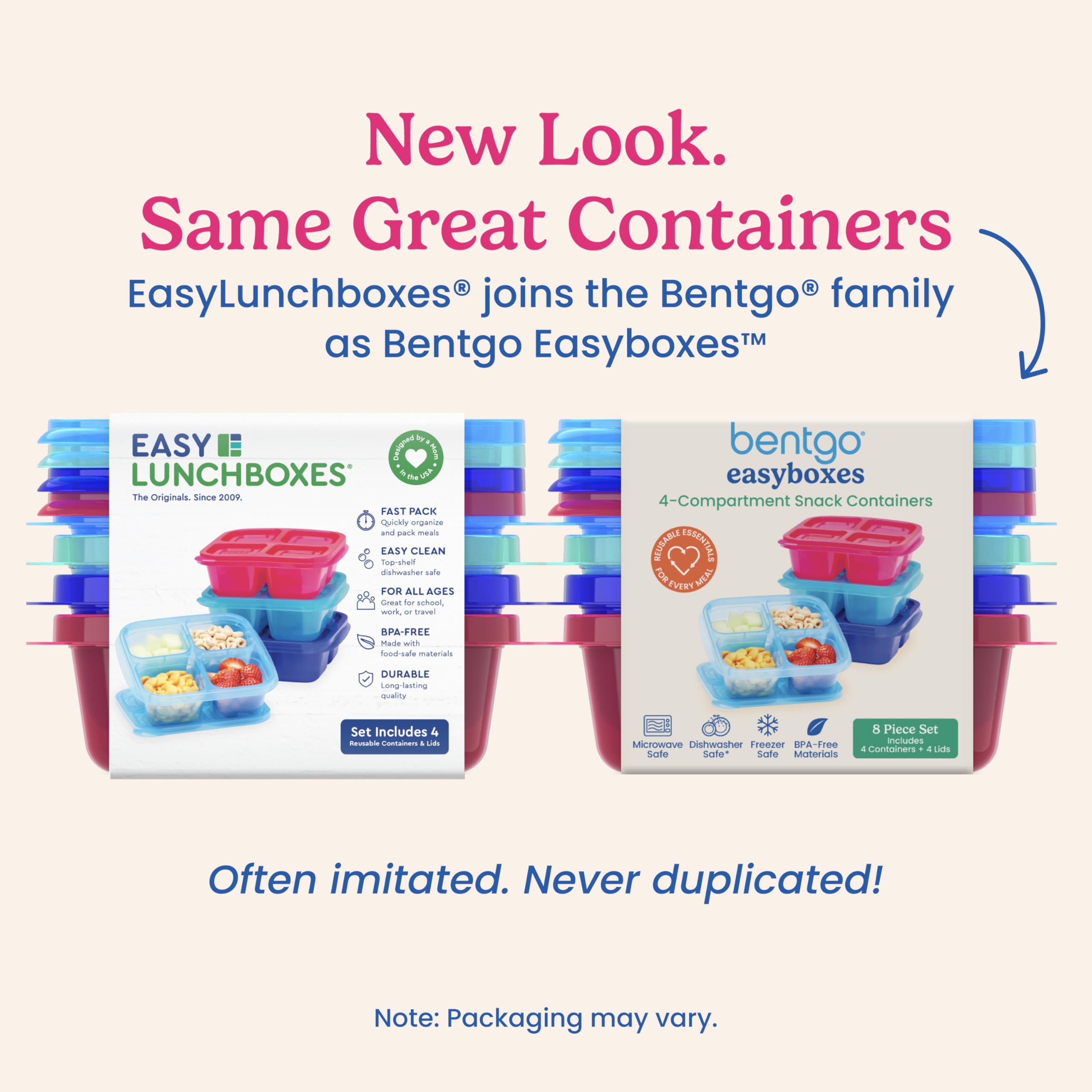 Bentgo Easyboxes BPA-free reusable lunch container supports eco-friendly meal prep.