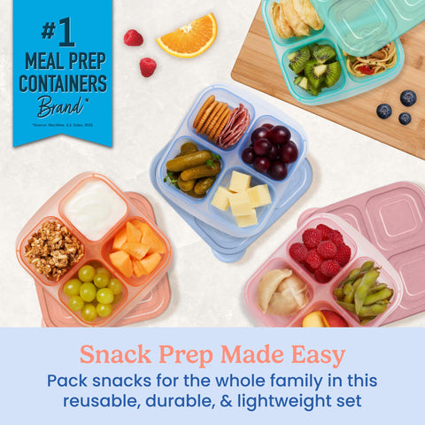 Bentgo Easyboxes custom-fit lids sealing freshness for snacks and meals