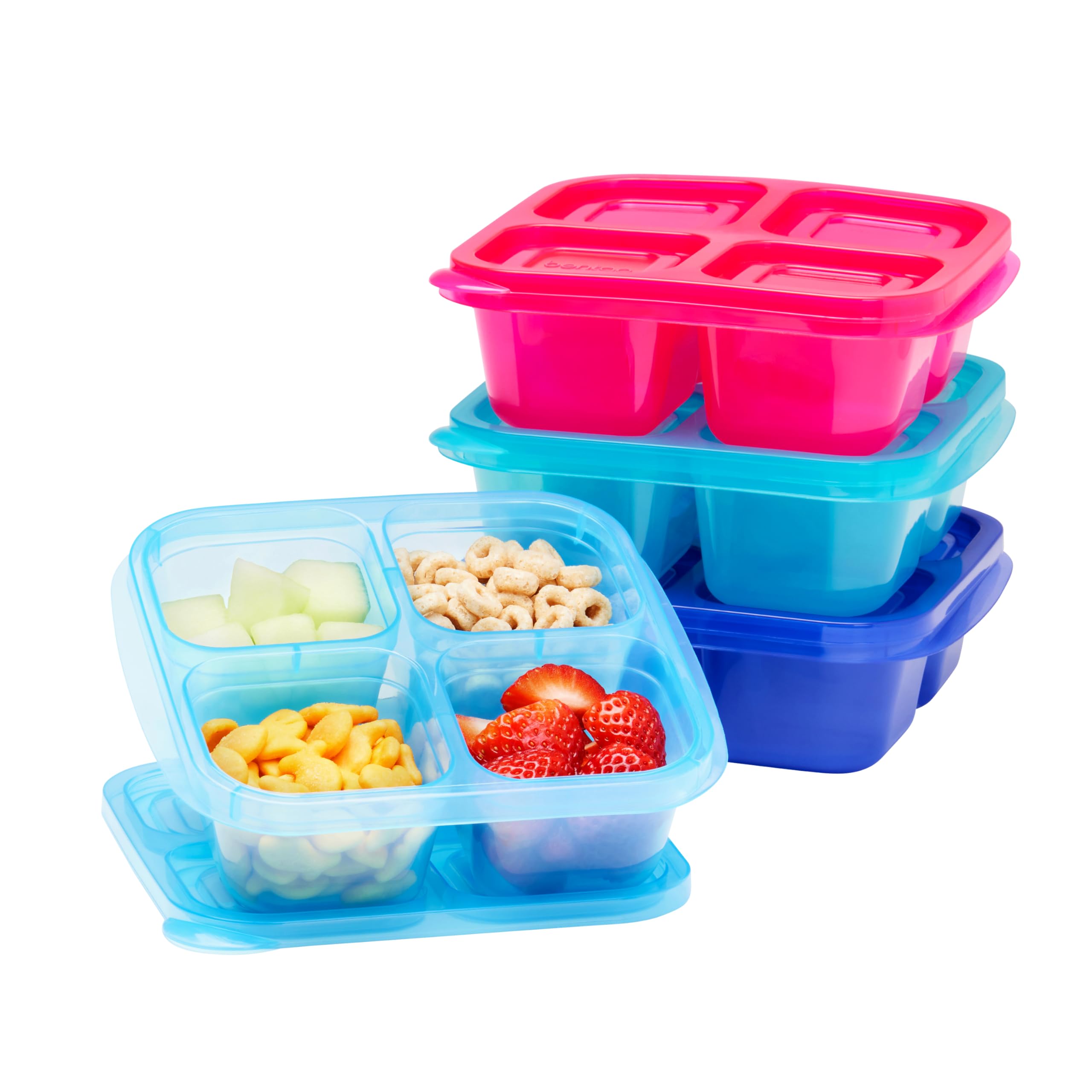 Bentgo Easyboxes four-compartment tray assembly keeps portions organized for busy days.