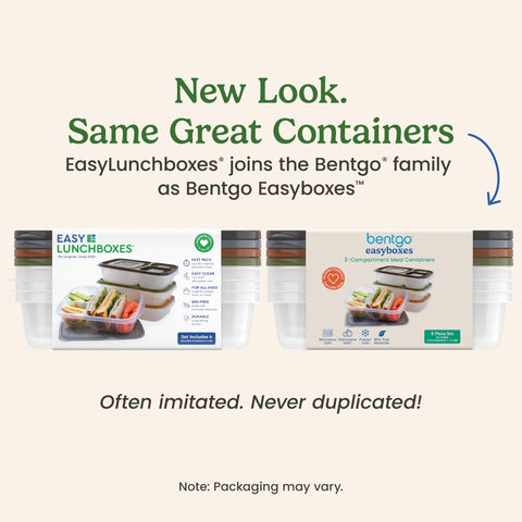 Bentgo Easyboxes are freezer-safe for long-term portion storage