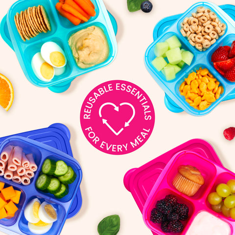 Bentgo Easyboxes kid-friendly tab lids simplify opening while keeping food fresh.