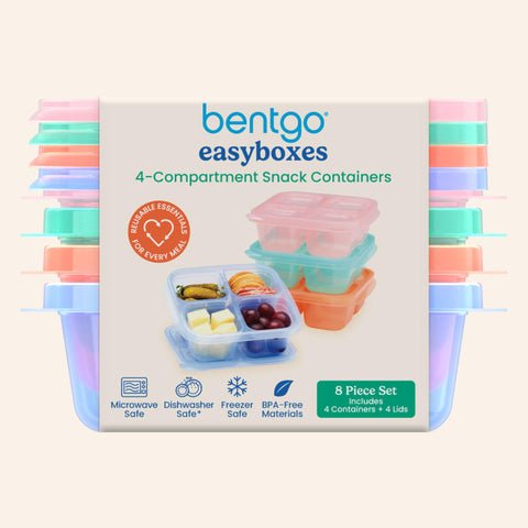 Bentgo Easyboxes kid-friendly tabbed lids make opening easier for children