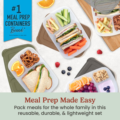 Bentgo Easyboxes lids and trays shown for secure separation and freshness