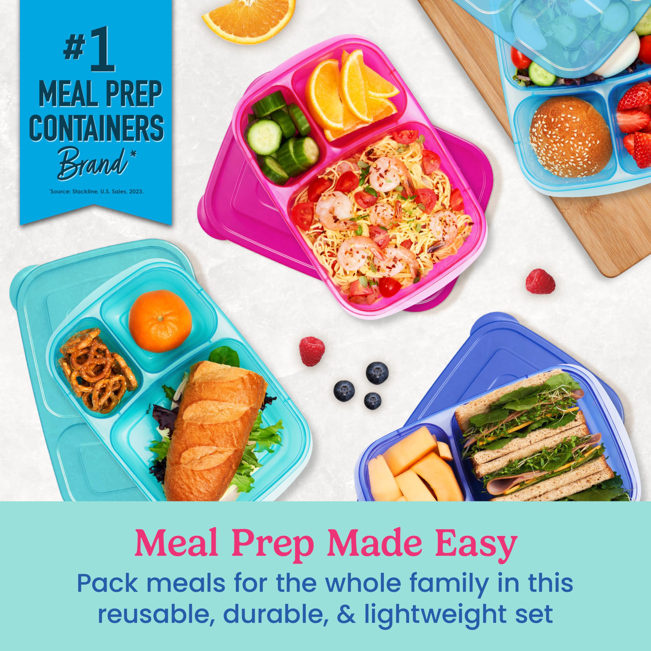 Bentgo Easyboxes lids with secure seal for freshness