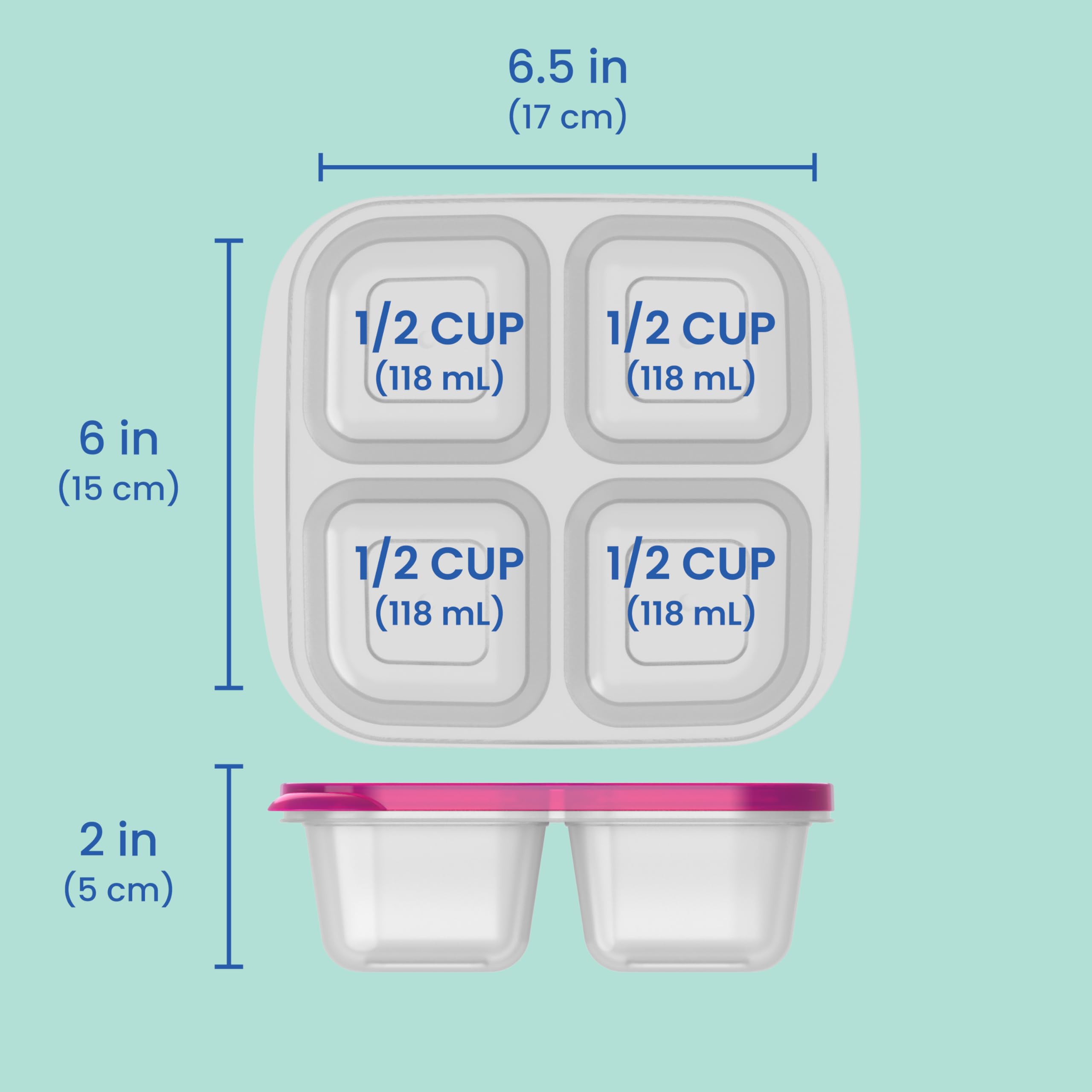 Lightweight Bentgo Easyboxes for kid meals that are easy to pack and carry.