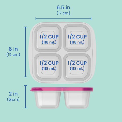 Lightweight Bentgo Easyboxes for kid meals that are easy to pack and carry.