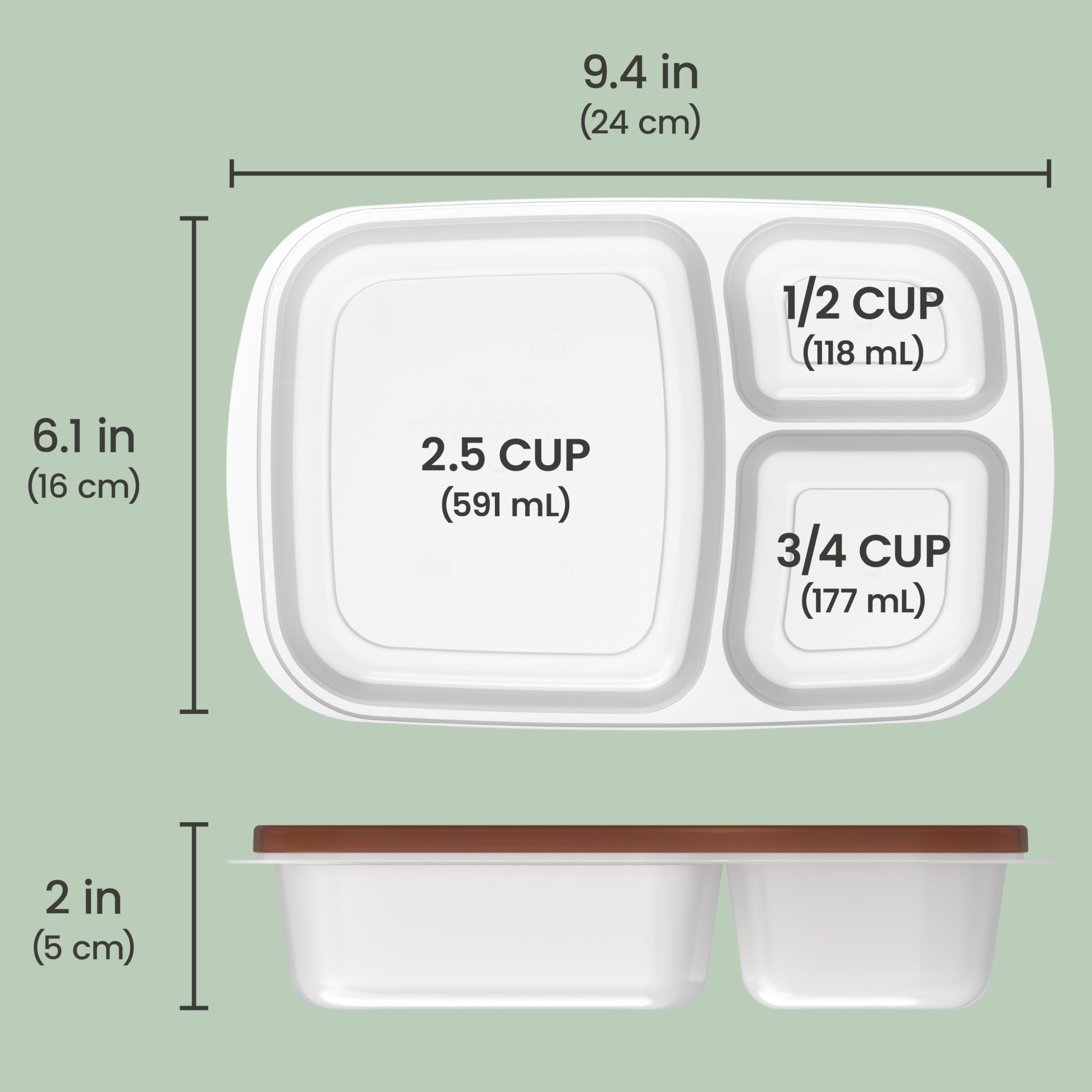 Bentgo Easyboxes nest for compact storage and space savings