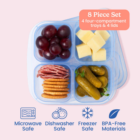 Bentgo Easyboxes nesting design saves space and keeps meals organized