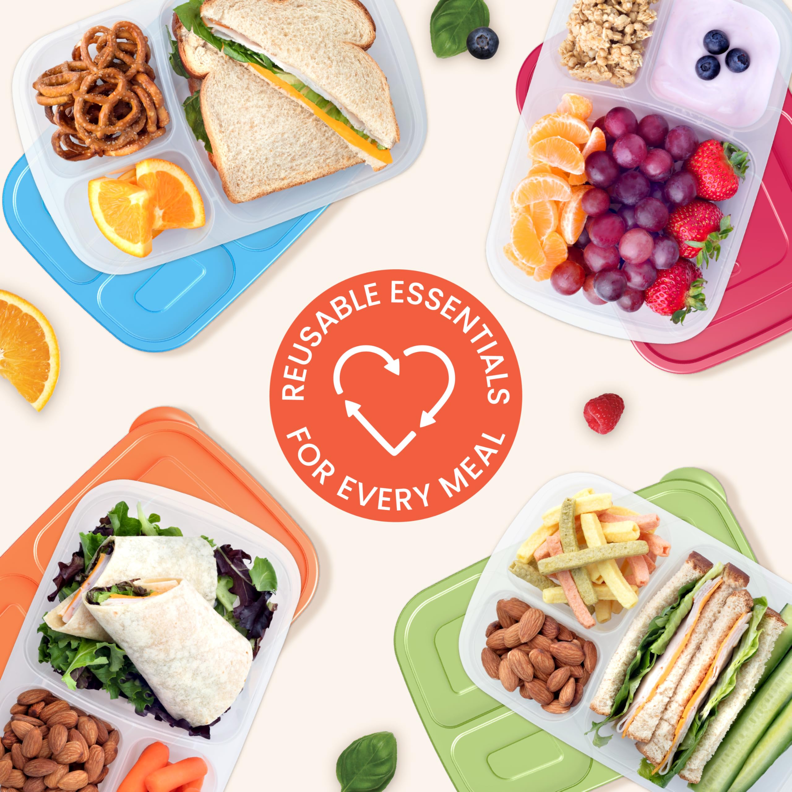 Bentgo Easyboxes perfect for school, work, or meal prep on busy days.