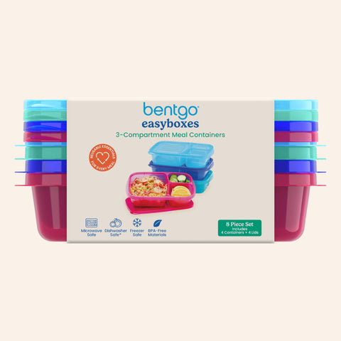Bentgo Easyboxes set of four provides a complete lunch solution