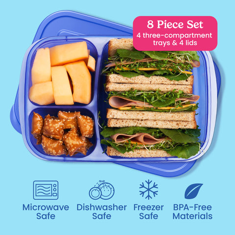 Bentgo Easyboxes stacked neatly to save pantry space