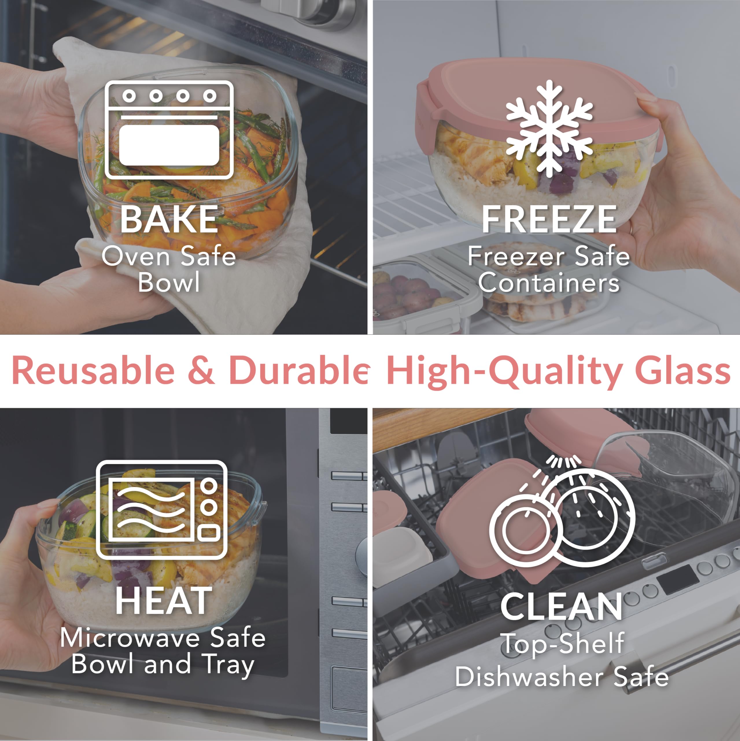 Bentgo Glass 3oz sauce container prevents leaks in transit