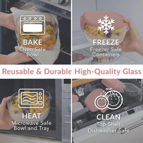 Bentgo Glass 3oz sauce container prevents leaks in transit