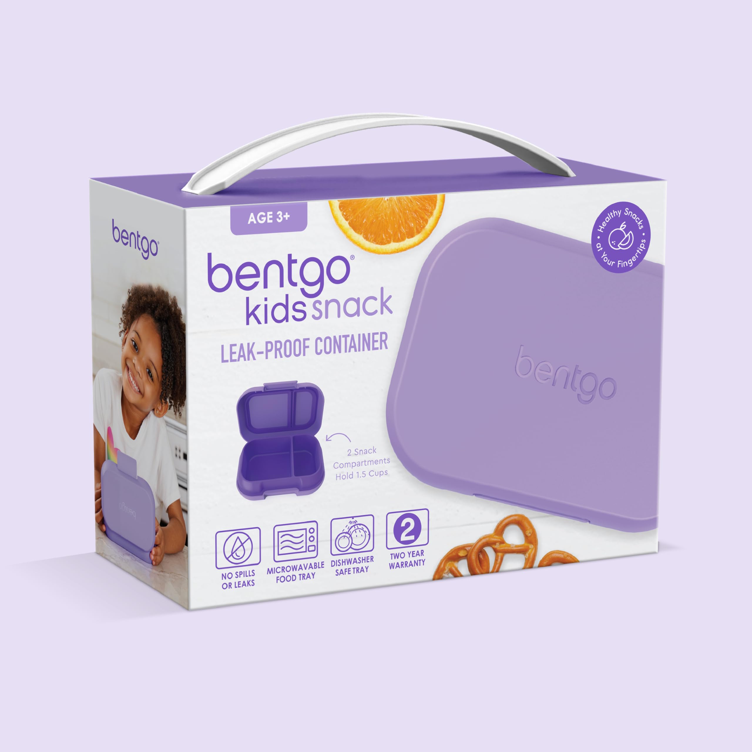Perfect for daycare, school, or weekend outings with easy snack access