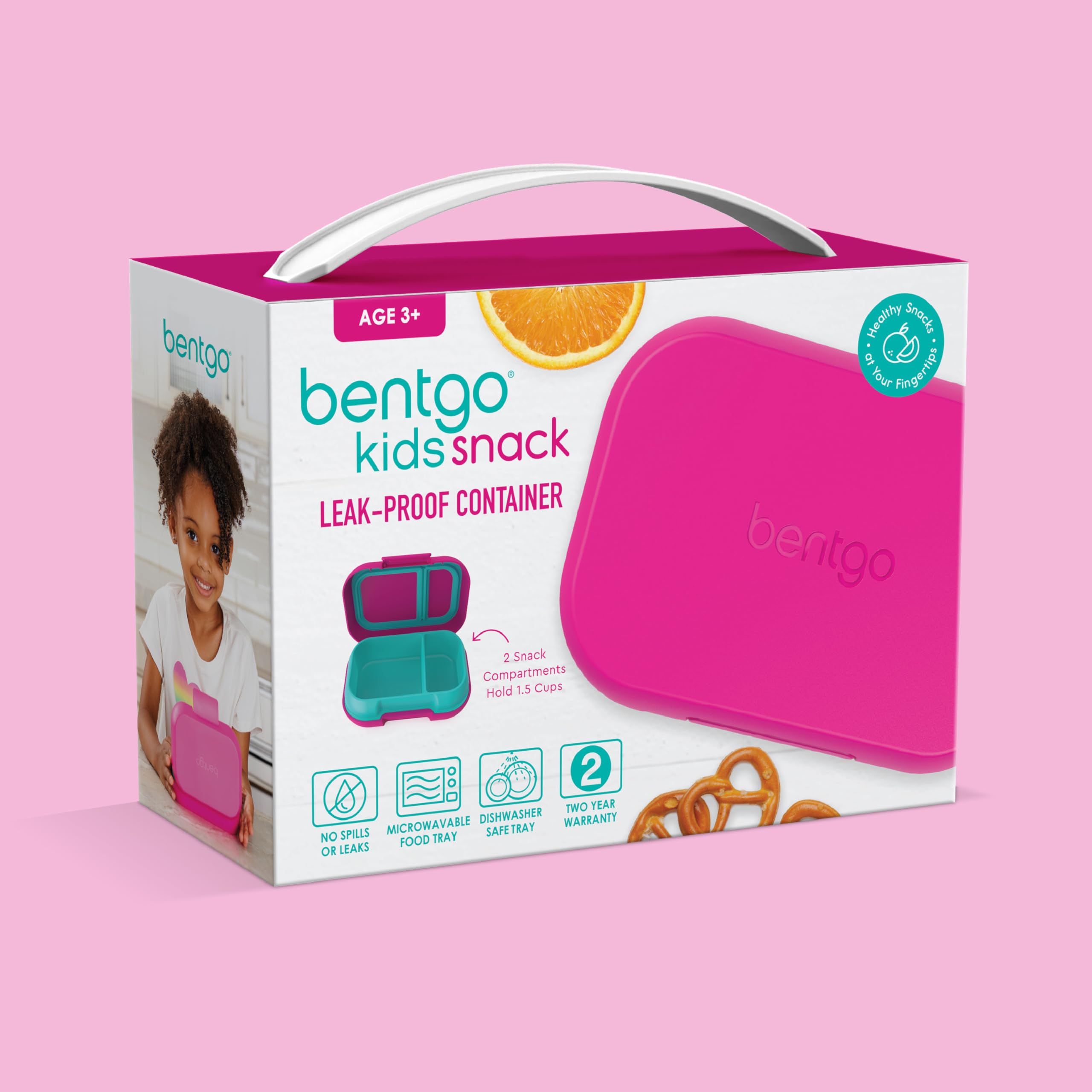 Bentgo Kids Snack compact size for on-the-go snacking