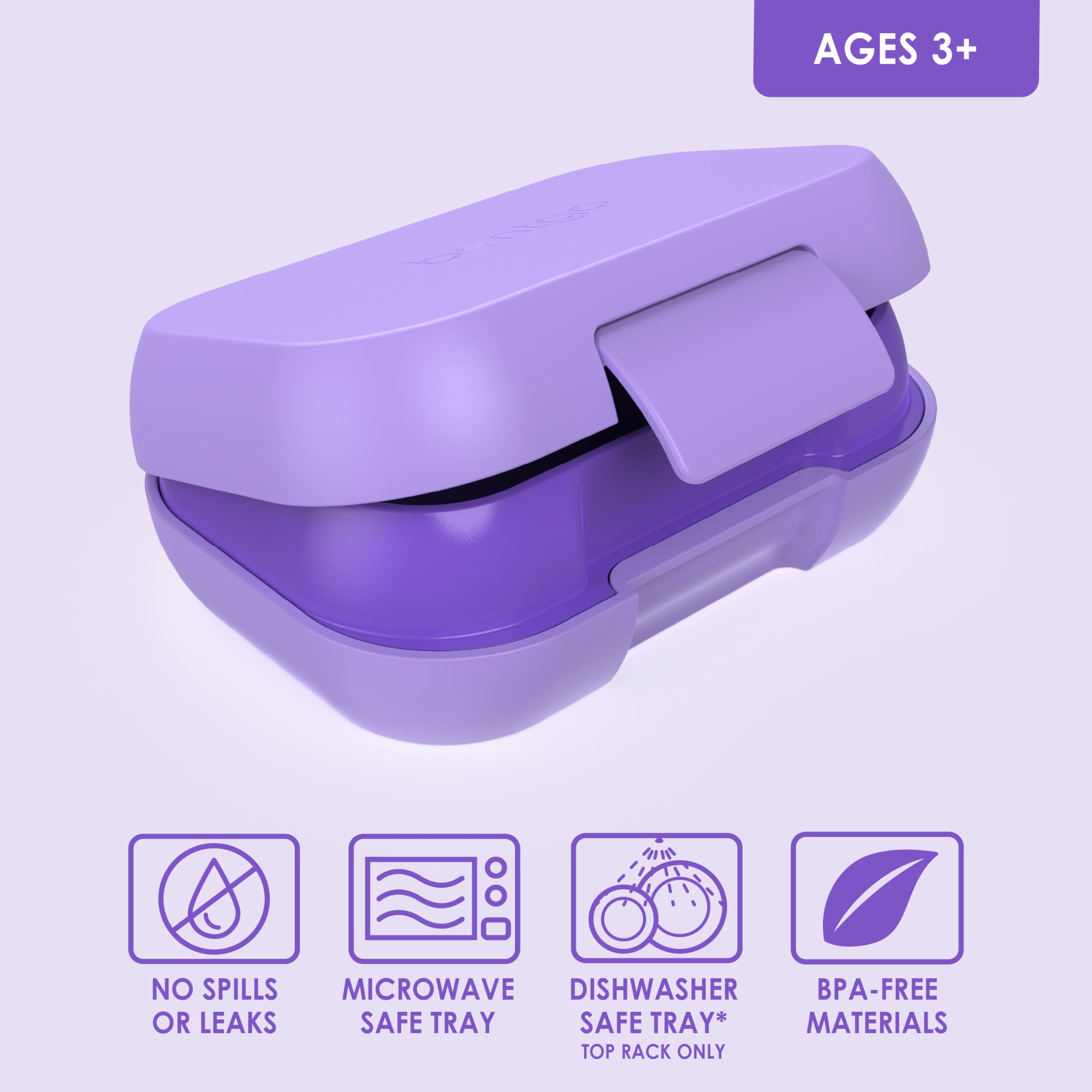 Dishwasher-safe Bentgo Kids Snack makes cleanup quick after school activities