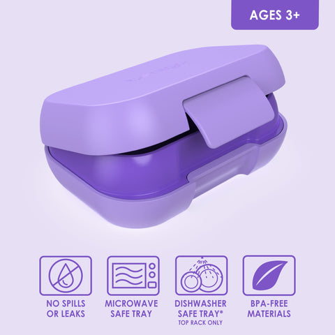 Dishwasher-safe Bentgo Kids Snack makes cleanup quick after school activities