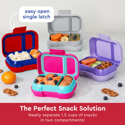 Bentgo Kids Snack dishwasher-safe container for quick cleanup.
