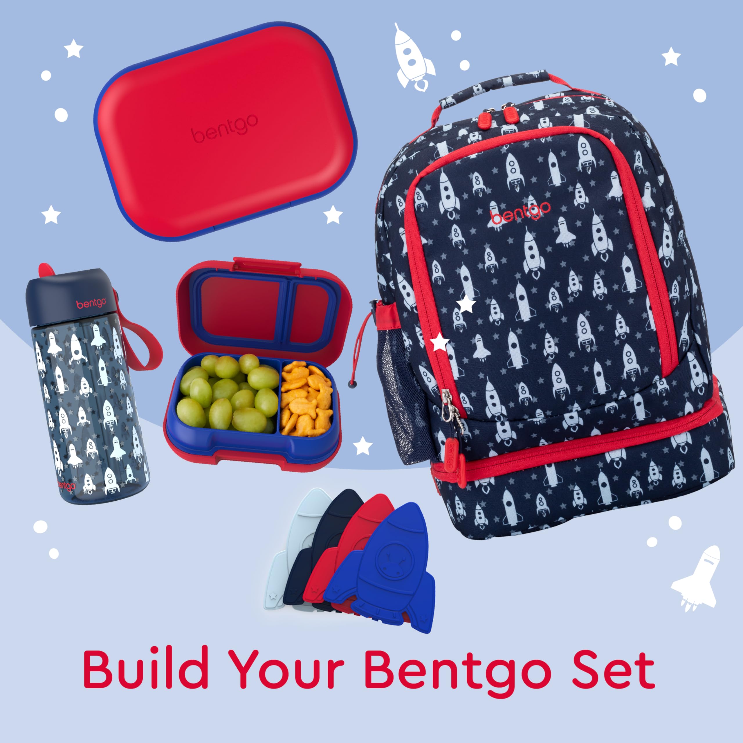 Bentgo Kids Snack compact and portable for school or sports.
