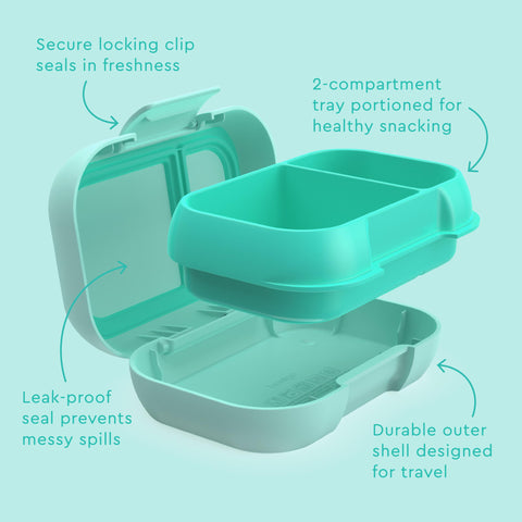 Bentgo Kids Snack single-latch open-close for little hands.