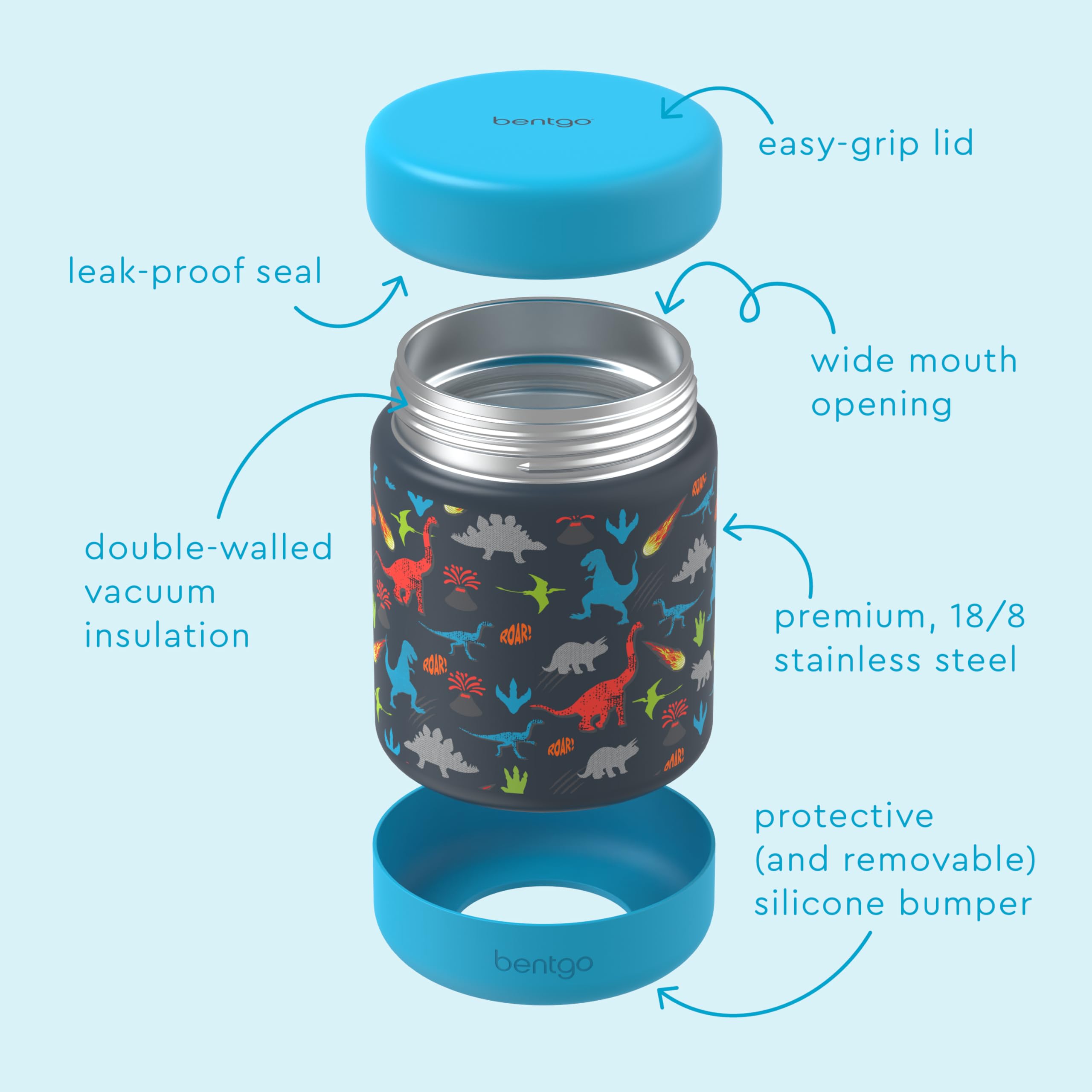 Bentgo Kids top-rack dishwasher safe for quick cleanup after meals
