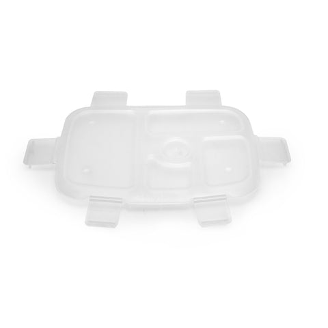 Bentgo Kids Tray Covers snap securely for tidy fridge storage.