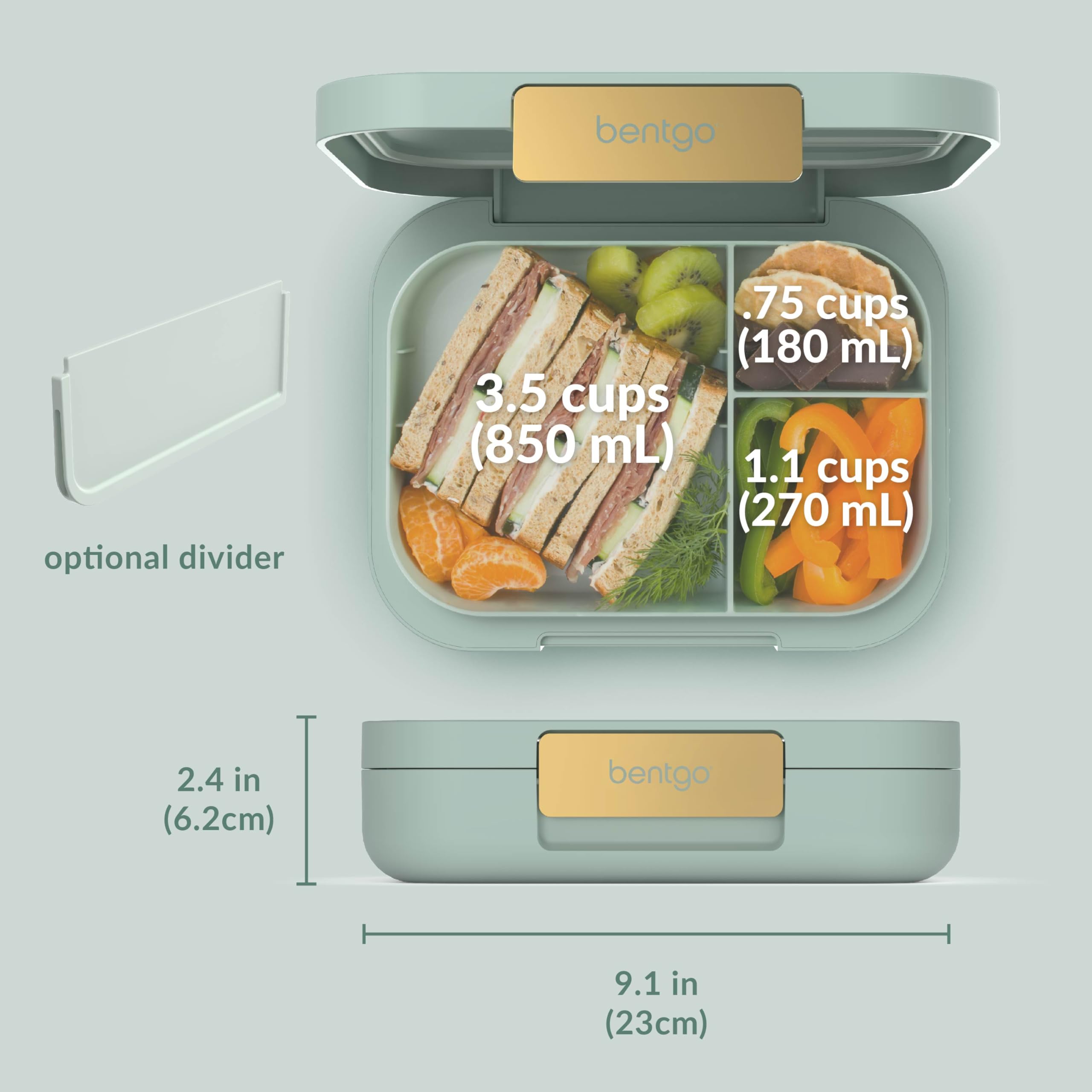 Bentgo Modern dishwasher-safe tray for easy cleanup