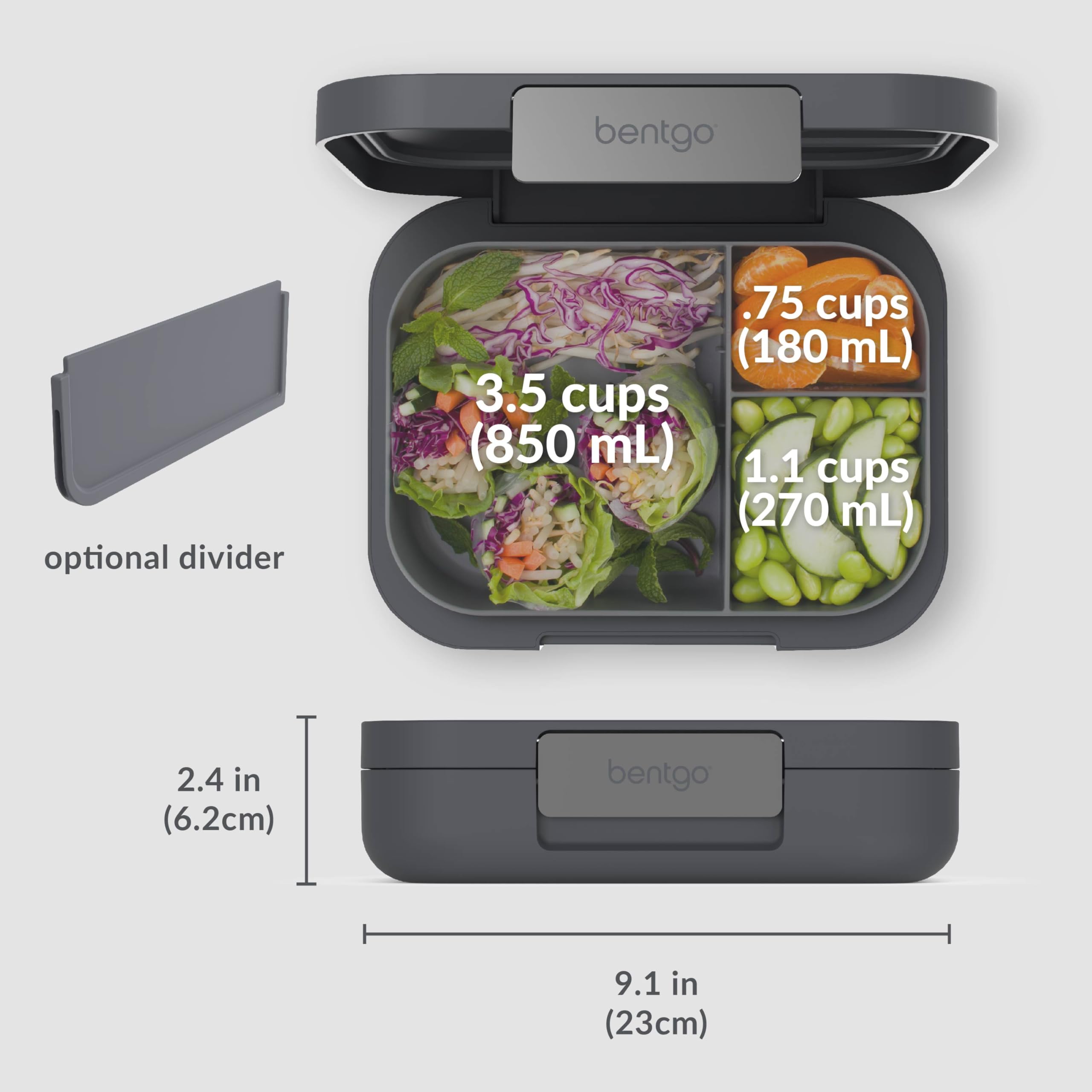 Bentgo Modern lunch box durable outer shell shown for daily use.