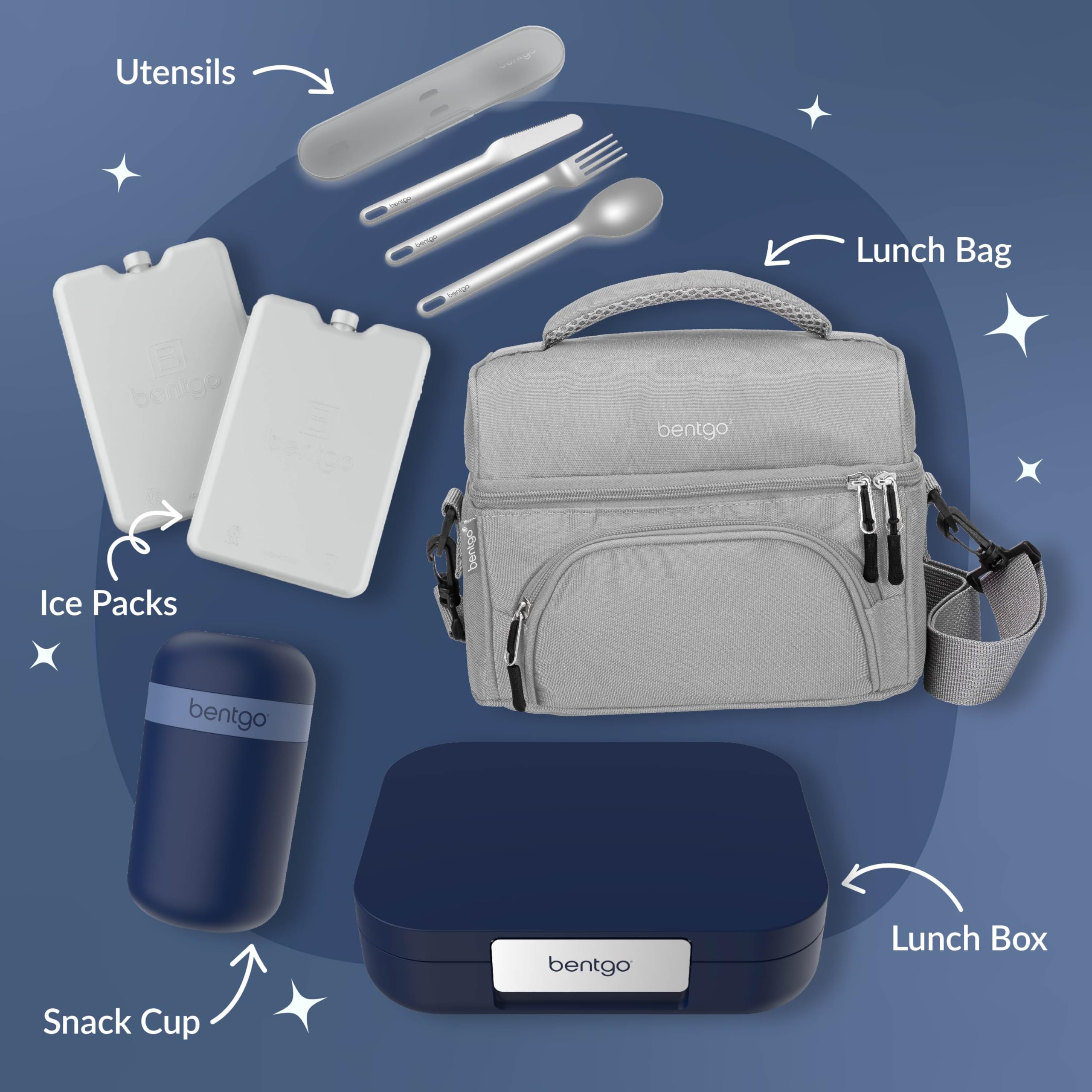 Bentgo Modern adjustable compartments with divider options for personalized portions