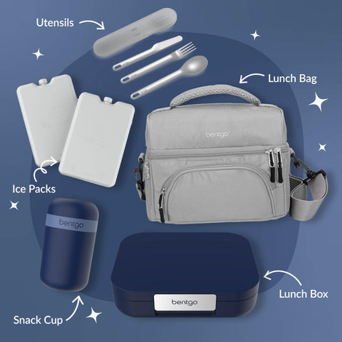 Bentgo Modern adjustable compartments with divider options for personalized portions