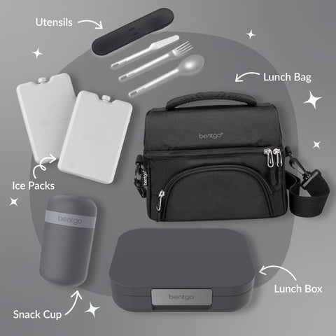 Bentgo Modern lunch box microwave-safe tray shown for quick reheating.