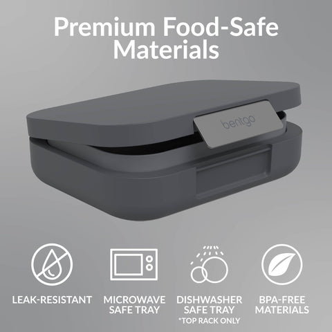 Bentgo Modern lunch box with removable divider highlighting customizable compartments for portions.
