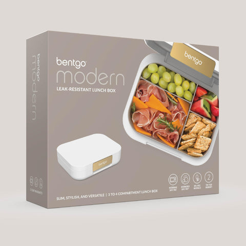 Dishwasher-safe tray simplifies cleanup after school or office lunches