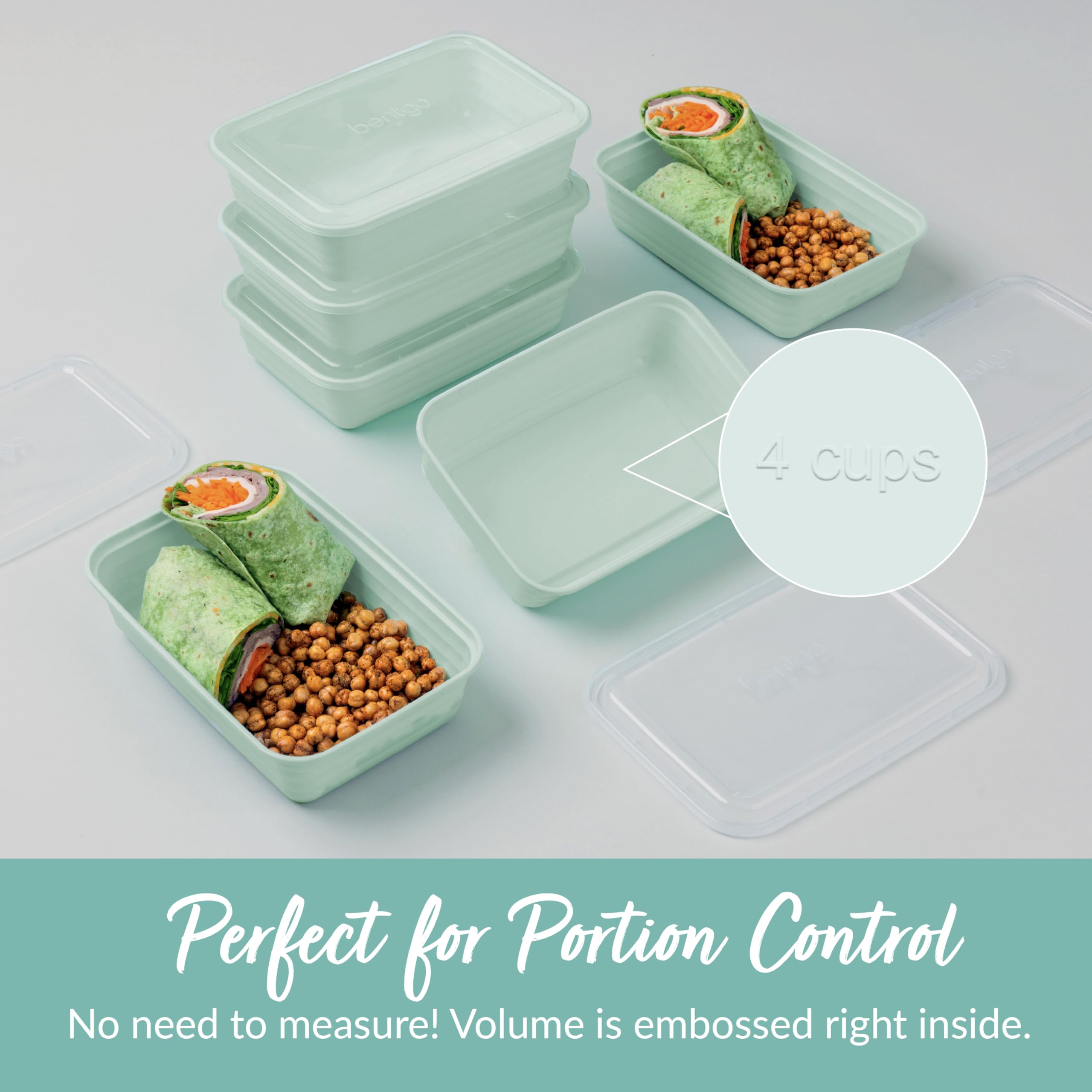Bentgo Prep 10 trays and 10 lids set offers flexible planning.