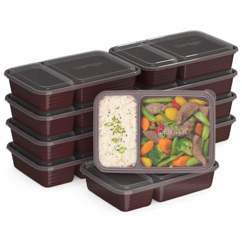 Bentgo Prep 20-piece set with lids for organized, portable meals.