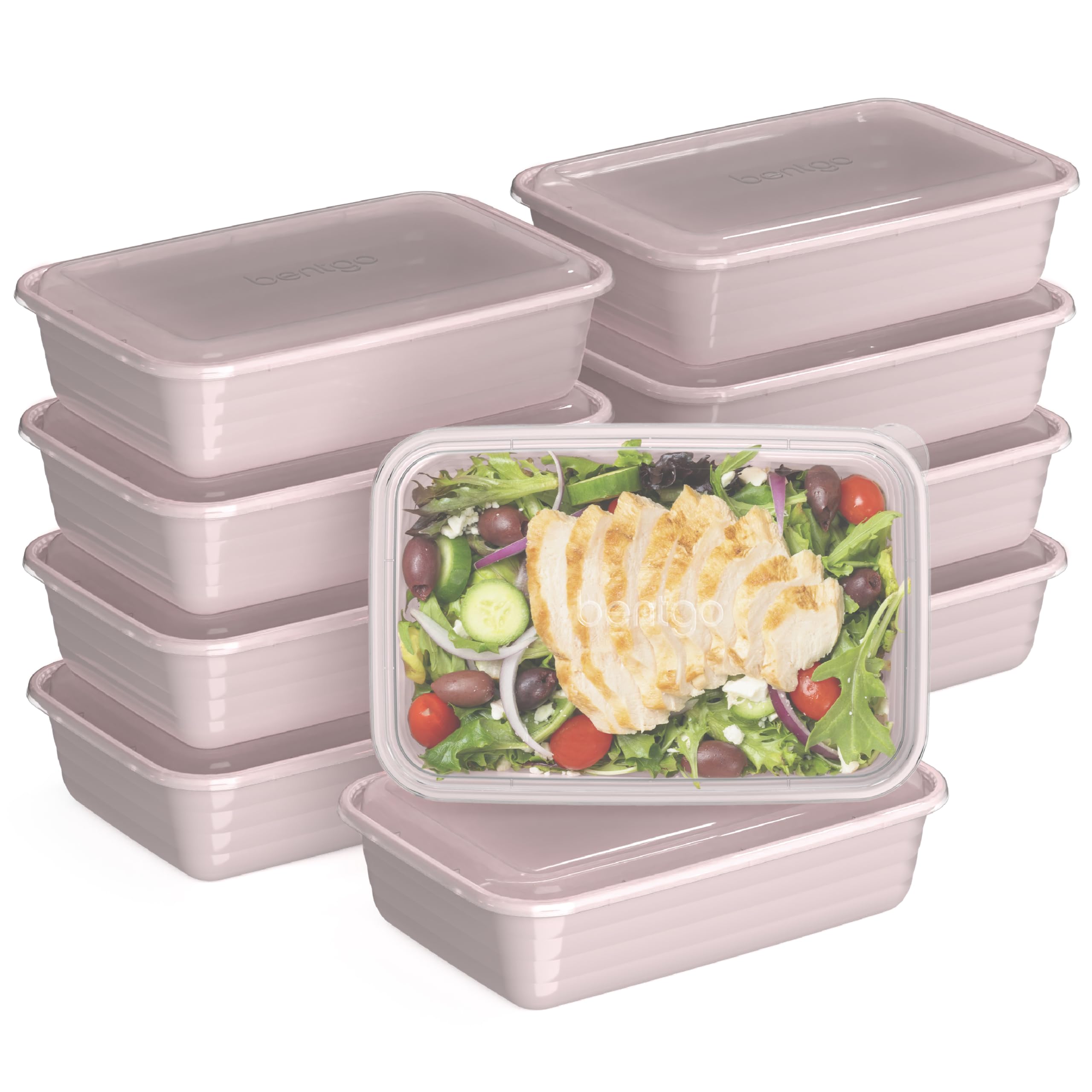 Bentgo Prep 20-piece set with trays and lids for organized meals