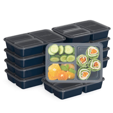 Bentgo Prep 20-piece tray set with organized portions for on-the-go meals.