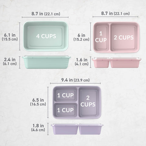 Bentgo Prep dishwasher safe containers simplify cleanup after meals