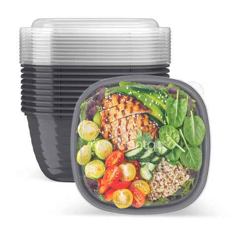 Bentgo Prep graphite bowl with 1-compartment design for easy weekly meal prep