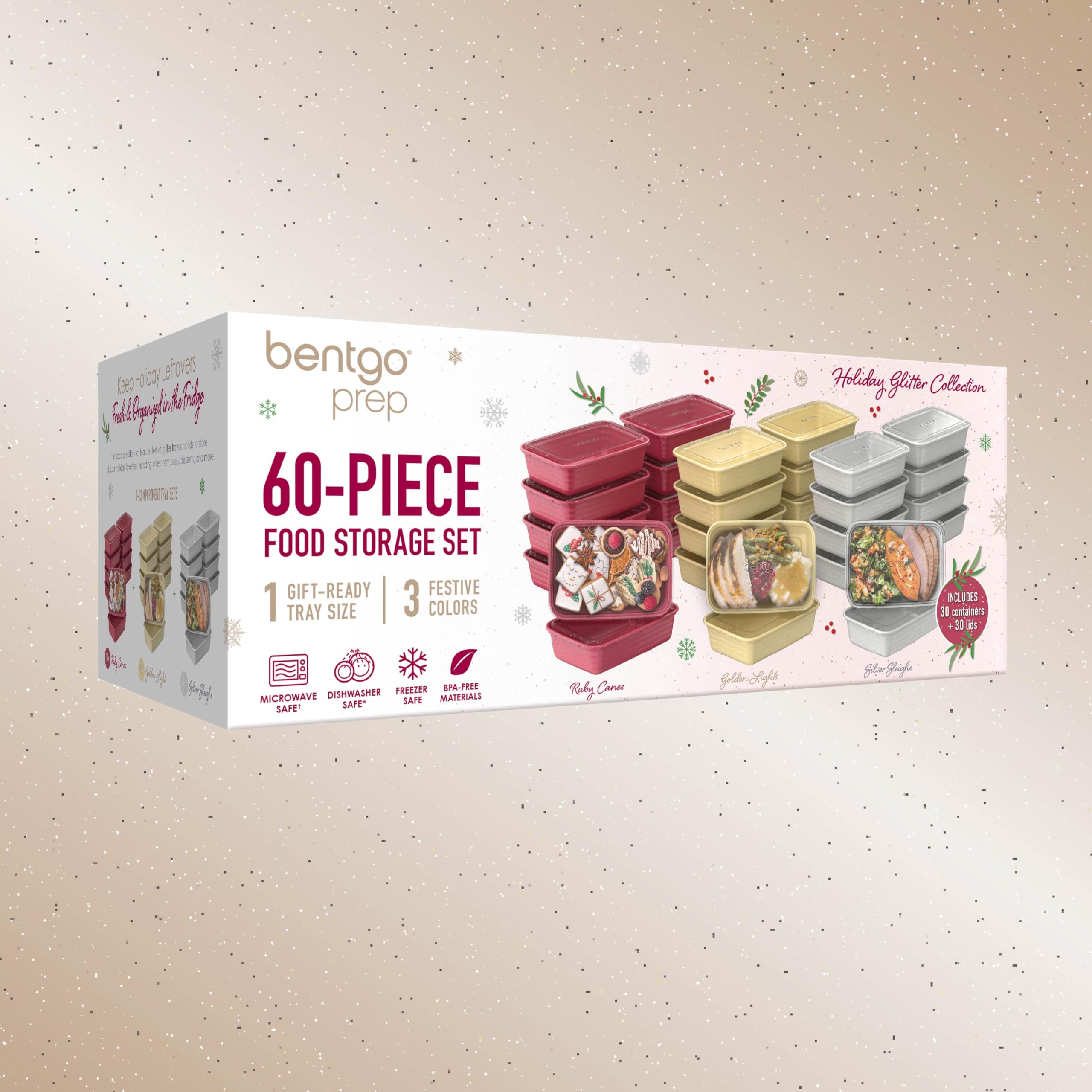 Bentgo Prep BPA-free and PFAS-free materials ensure safe holiday meals