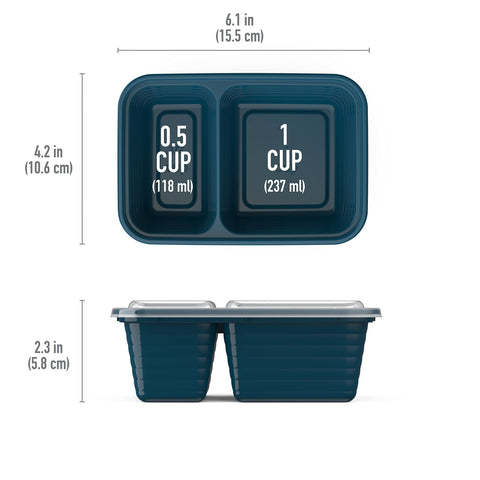 Bentgo Prep top-shelf dishwasher-safe trays simplify cleaning.