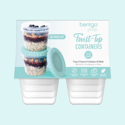 Bentgo Prep dishwasher-safe containers simplify cleanup after meals.