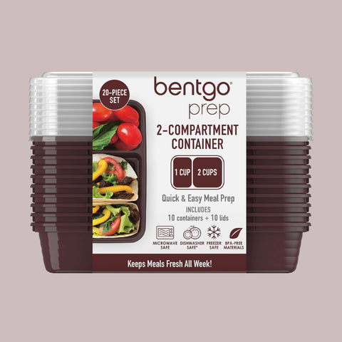 Bentgo Prep easy-to-clean containers support everyday meal prep.